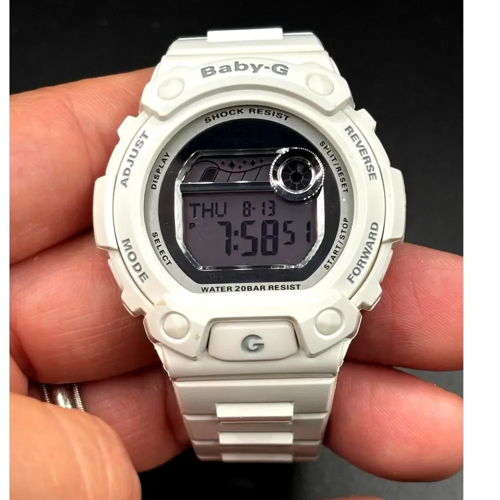 Casio Baby-G G-LIDE BLX-103-7 White Tide Graph 200M Digital Watch